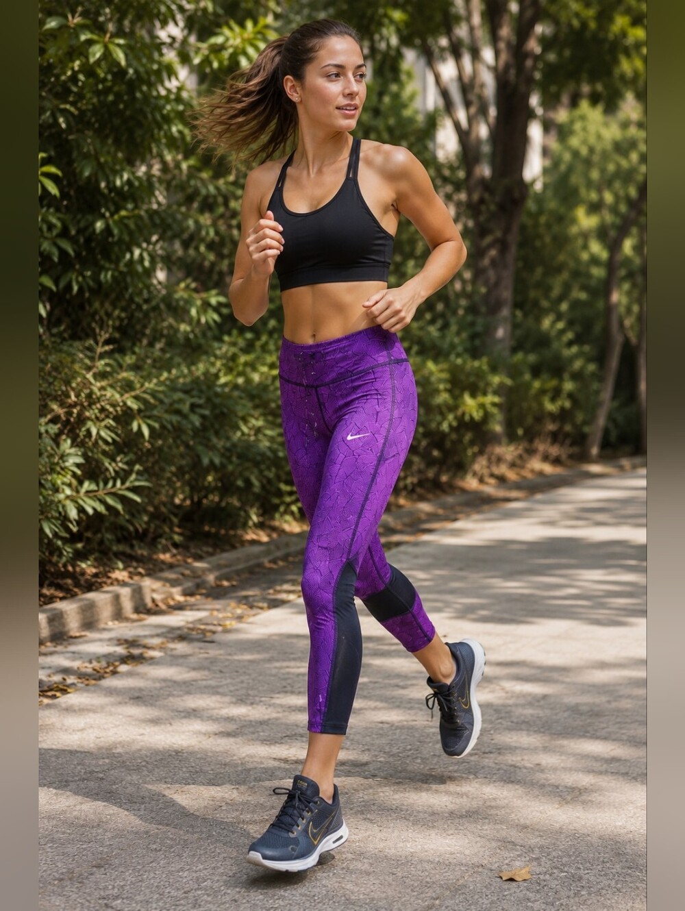 Nike Fitted Running Leggings Size XS